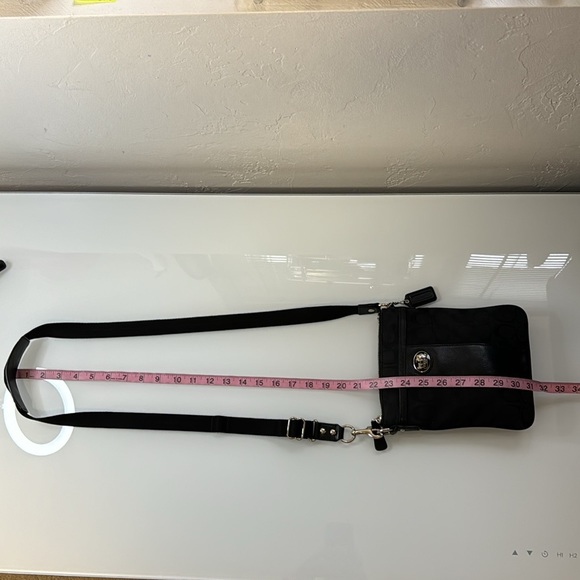 Coach Sutton signature black canvas & leather crossbody - Picture 12 of 12